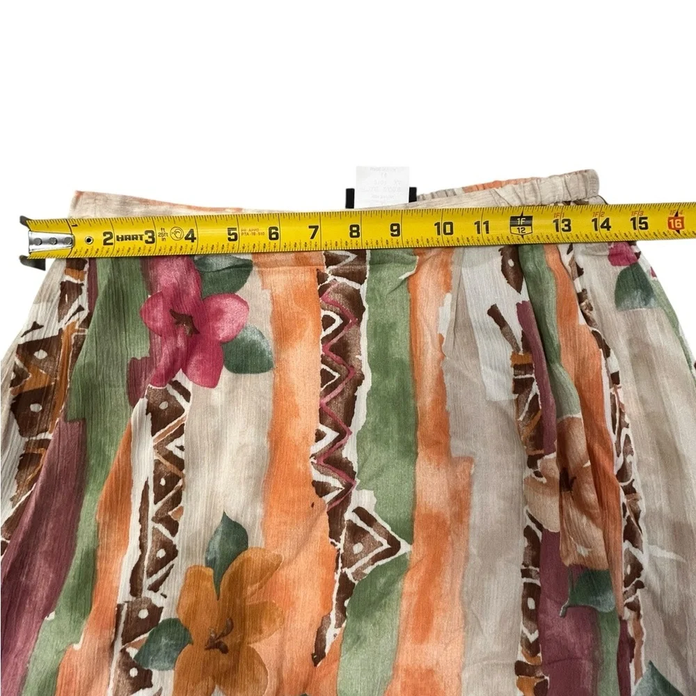 Southern Lady Floral‎ Maxi Skirt 14 Stretch